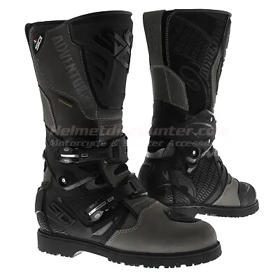 Sidi Adventure 2 Gore-tex Goretex Motorcycle Boots Grey Fast Shipping • $354.99