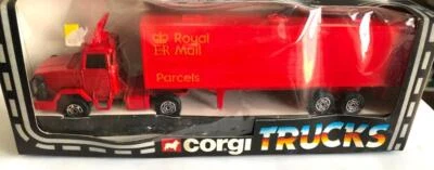 £6.50 • Buy 1984 CORGI TRUCKS [9  Long] SCANIA  ROYAL MAIL PARCELS  BOX TRAILER MINT/BOXED