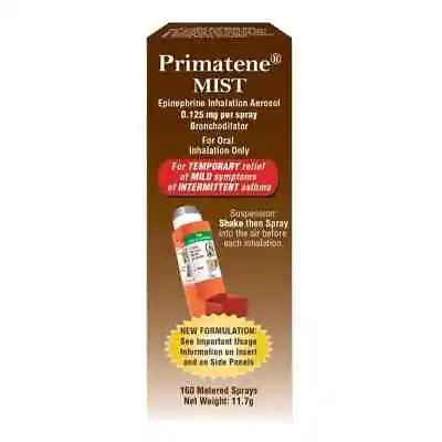 Primatene Mist Epinephrine Inhalation Aerosol Bronchodilator 0.125mg/Spray • $140.88