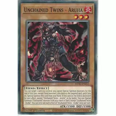 £1.45 • Buy MP20-EN152 Unchained Twins - Aruha | 1st Edition Common YuGiOh Trading Card Game