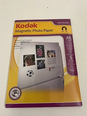 £6 • Buy Kodak Magnetic Photo Paper High Gloss 102 Mm X 152 Mm 4260140271036 4027-10￼3