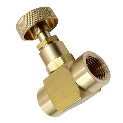 Brass Instrument Needle Valve 3/8  NPT Female 600 PSI • $15.99