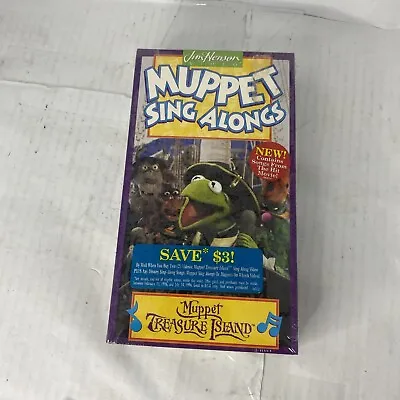 Rare Vintage VHS Muppet Sing-Alongs - Muppet Treasure Island Factory Sealed • $19.99