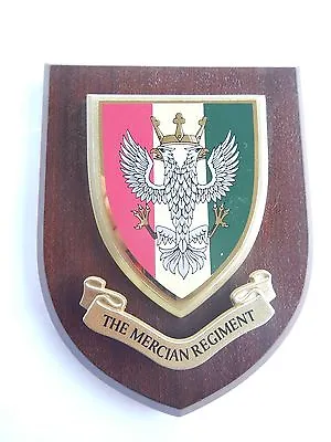 Mercian Regiment Wall Plaque UK Hand Made For MOD Military • £21.99