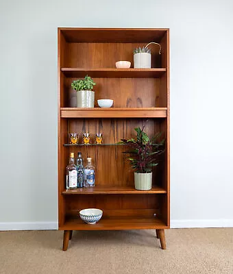 Vintage Mid Century Teak Retro G-Plan Bookcase Wall Shelves Shelving Unit • £285