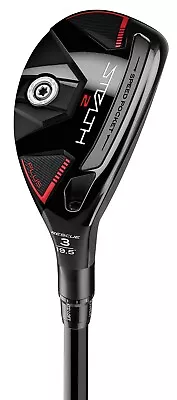 Left Handed TaylorMade STEALTH 2 PLUS Rescue 22* 4H Hybrid Stiff Excellent • $129.99