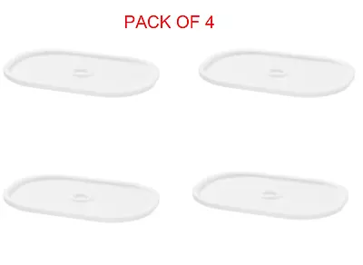 4 X IKEA TROFAST Portable Lid For Storage Box Size 20x28 Cm White • £12.49