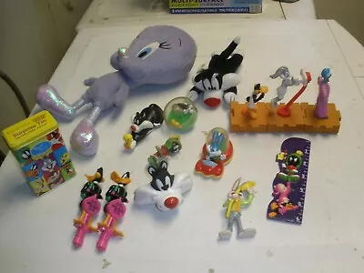 Vintage Looney Tunes Figures Lot Of 90s Toys PVC Figurine WB Plush Space Jam • $15