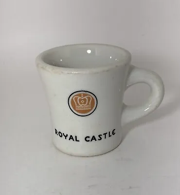 Vintage ROYAL CASTLE  Restaurant JACKSON CHINA Crown Logo Coffee Mug Cup • $30