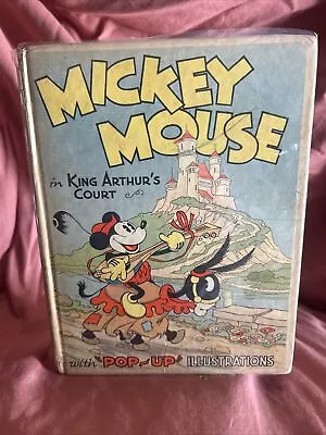 Mickey Mouse In King Arthur's Court Pop-up Book 1933 • $79