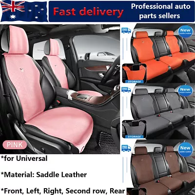 $143.53 • Buy Deluxe Leather Car Seat Covers Cushions Front Rear Auto Accessories Universal AU