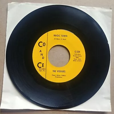 THE VOGUES Magic Town/Humpty Dumpty 45 7  POP ROCK Record Vinyl CO&CE  1966 • $4.95
