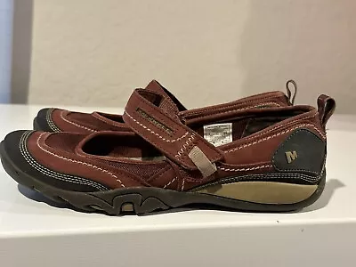 Women's Mary Jane Mimosa Emme Mahogany  Merrell Performance  Sz 8 Shoes • $24.99