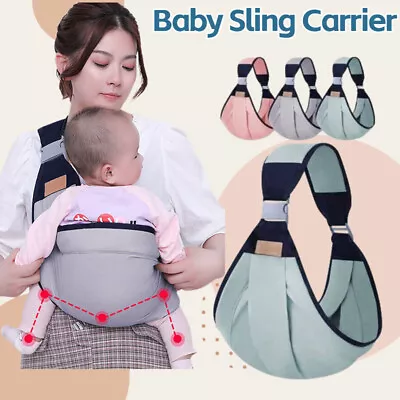 Newborn Baby Carrier Sling Multifunctional Kangaroo Infant Holder Sling Wrap NEW • £2.88