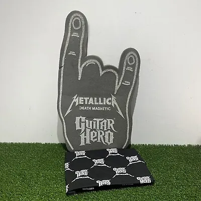 Metallica Guitar Hero Bandana & Foam Hand Game Promo Memorabilia Rare • £49.99