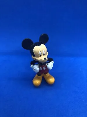 MICKEY MOUSE Disney Figure Figurine 2 1/4  Tall Hands On Hips Long Nose #081016D • $8.99