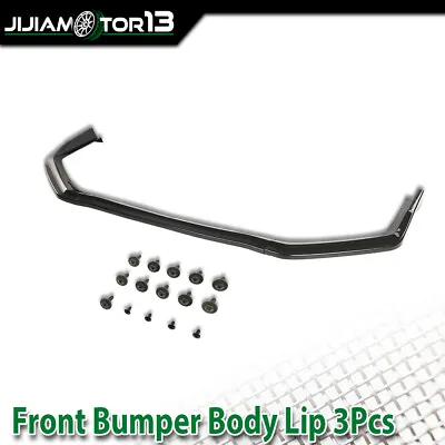 Carbon Fiber Front Bumper Lower Body Lip Black Fit For 2015-2020 Subaru WRX STI • $35.95