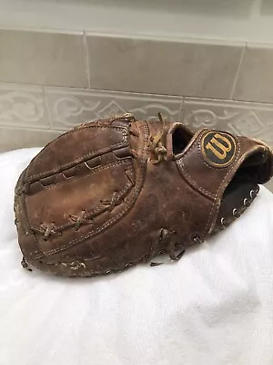 Wilson USA A2800 Fully Broken In 12.75” Baseball First Base Mitt Left Hand Throw • $150