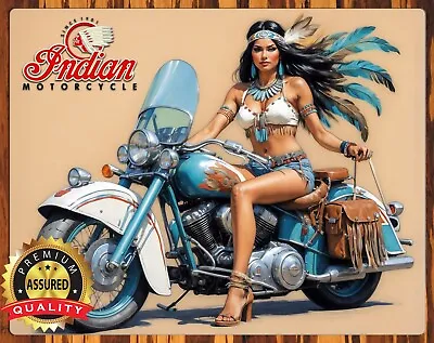 Indian Motorcycle - Painting Since 1901 - Metal Sign 11 X 14 • $27.99