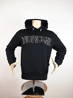 Moncler Grenoble Hoodie Black Men's Size S Polartec Power Stretch Pro Logo • $450