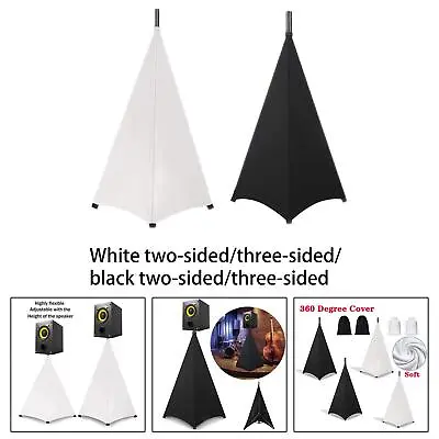 £22.98 • Buy DJ Light Speaker Stand Cover Double Sided/Triple Sided Tripod Stand Skirt Scrim