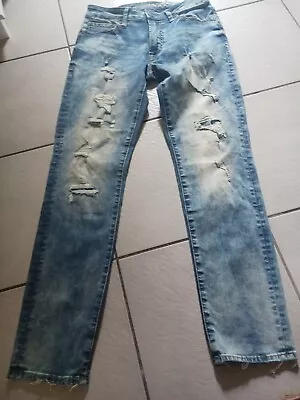 Mens AMERICAN EAGLE  Slim Fit Destroyed Jeans Size 29/30 Great Condition • $8.99