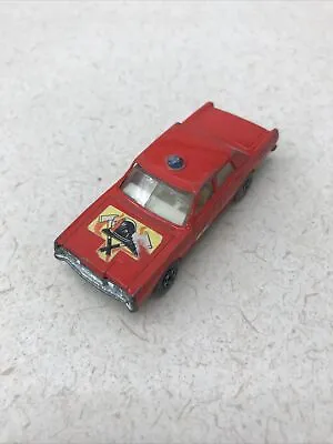 Vintage MERCURY FIRE CHIEF MATCHBOX LESNEY SUPERFAST Toy Car • $5.91