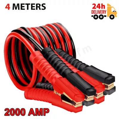 Heavy Duty Car Jumper Leads Jump Starter Car Booster Cable Car Truck Battery-4M • $23.95