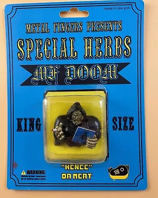 MF DOOM Special Herbs Action Figure Blue • $80