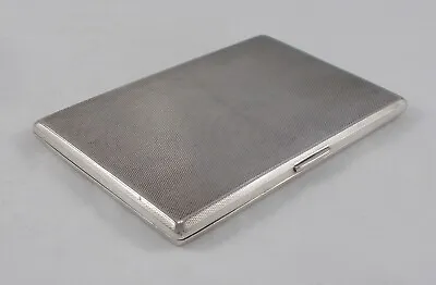 Rare Noble Cigarette Case Guillochedekor 925er Sterling Silver Mappin&webb 1936 • $333.88