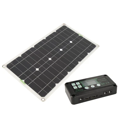 £36.77 • Buy New RV Solar Panel 250W Mono Solar Battery Charger Panel Dual USB Port For Auto