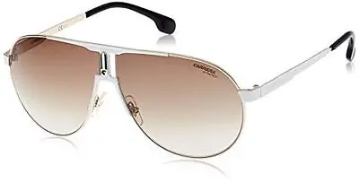 NEW CARRERA Unisex 1005/S White Frame Gradient Lens Aviator Sunglasses MSRP $162 • $41.95