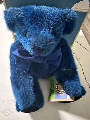 Retired Vermont Teddy Bear Blue Without You 16” • $29.95