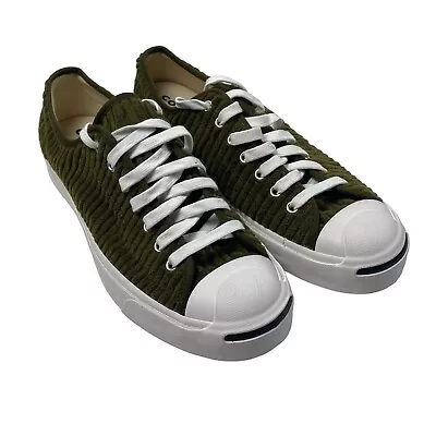 Converse Shoes US Men's 10 Olive Green Jack Purcell Ox Classic • $59.95