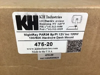 KH Industries 475-20 NightRay Vehicle Mounted Spotlight  NEW IN BOX • $275