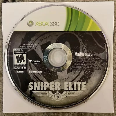 🔥 Sniper Elite V2 (Xbox 360 2012) Mint Disc Only! See Description • $3.99