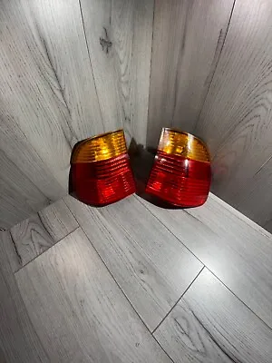 BMW E39 Facelift Touring Wagon Euro Tail Lights Lamps Orange Corner Original • $125