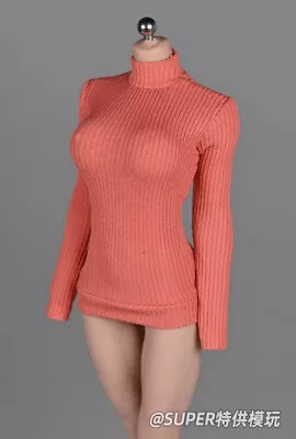 1/12 Scale Stretch Tight Sweater Shirt Clothes Fit 6'' Female Figure Body Toy • $13.01