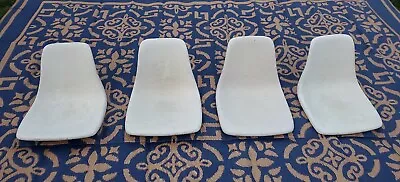 4 Herman Miller Eames Style Fiberglass Side Shell Chair White VINTAGE (L3) • £82