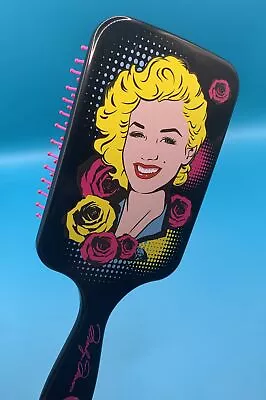 Marilyn Monroe Signature Official Cushion Hairbrush Rose Celebrity Face Pattern • £7.99