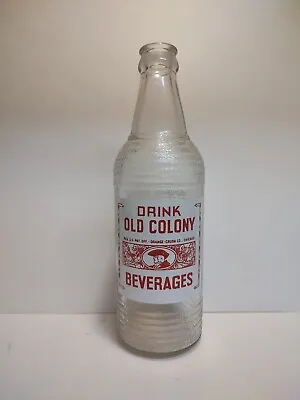 $9.99 • Buy Vintage Old Colony Beverages ACL Bottle (Squat) From Chicago, Illinois 12 Oz.