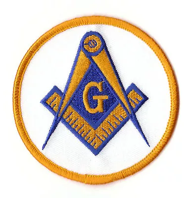 Masonic / Freemason PATCH 3  Round 3 Color Embroidered • $3.50