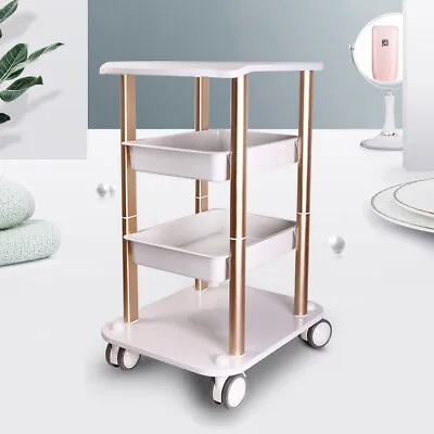 Medical Rolling Cart Mobile Spa Trolley Stand Salon Beauty Machine Storage Cart • $78
