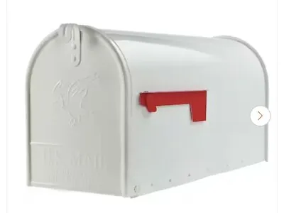 Gibraltar Mailboxes Elite Large Capacity Galvanized Steel White Post-Mount • $24.95