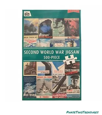 Second World War Jigsaw Puzzle 500 Pieces | NEW SEALED | Free Shipping  • £10
