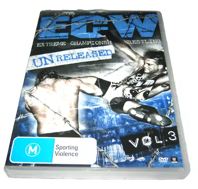 WWE: ECW Unreleased - Volume 3 - 3 Disc Set - VGC - DVD - R4 • $8.29
