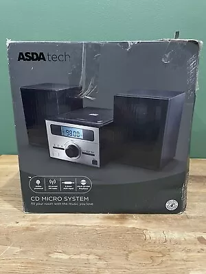 ONN By Asda Tech CD Micro HiFi System NEW Damaged Box • £12.99