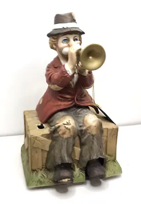 WACO Melody In Motion Willie The Trumpeter Hobo Clown Music Box When The Saints • $49.99