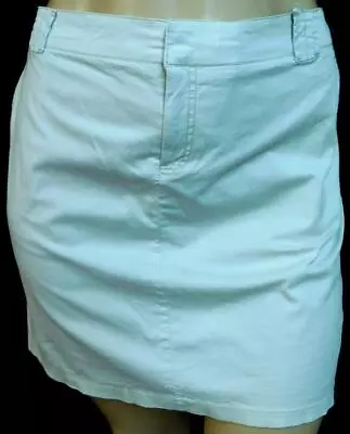 Motherhood Beige Elastic Waist Multi Pockets Plus Size Maternity Mini Skirt XL • £13.50