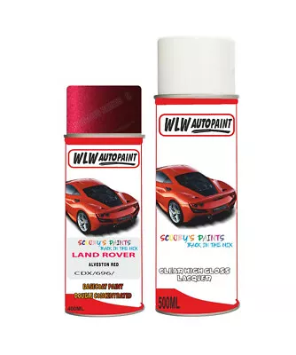 Spray Paint For Land Rover Alveston Red Cdx/696 Red DefenderDiscovery Mk2 • £21.88